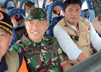 Doni Tiba di Lokasi Pengungsi Gempa Halmahera Selatan
