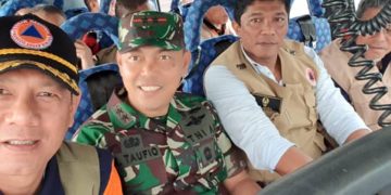Doni Tiba di Lokasi Pengungsi Gempa Halmahera Selatan