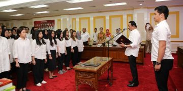 Kemendagri Kukuhan 80 Kurator Festival Gapura Cinta Negeri