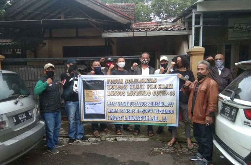  Bansos  Asprindo di Bogor Ricuh
