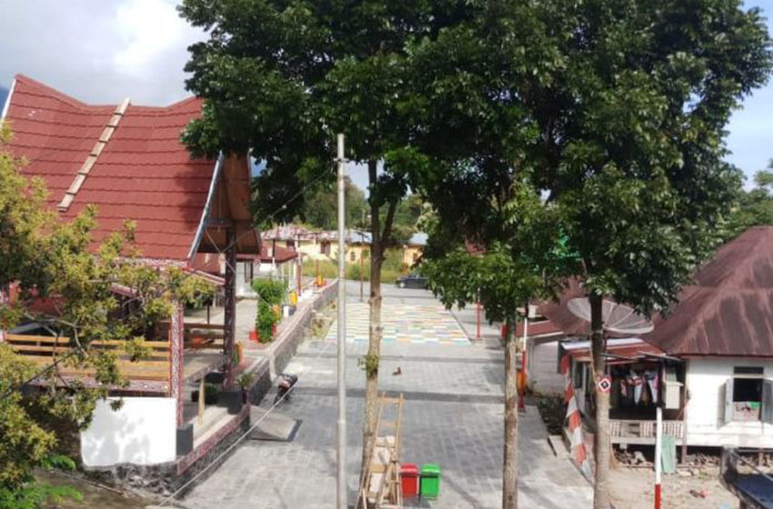  Kampung Ulos Samosir Sumut Mulai Ditata