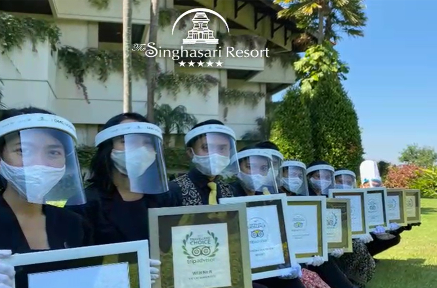  Lima Tahun Berturut-turut, The Singhasari Resort Raih Penghargaan Trip Advisor