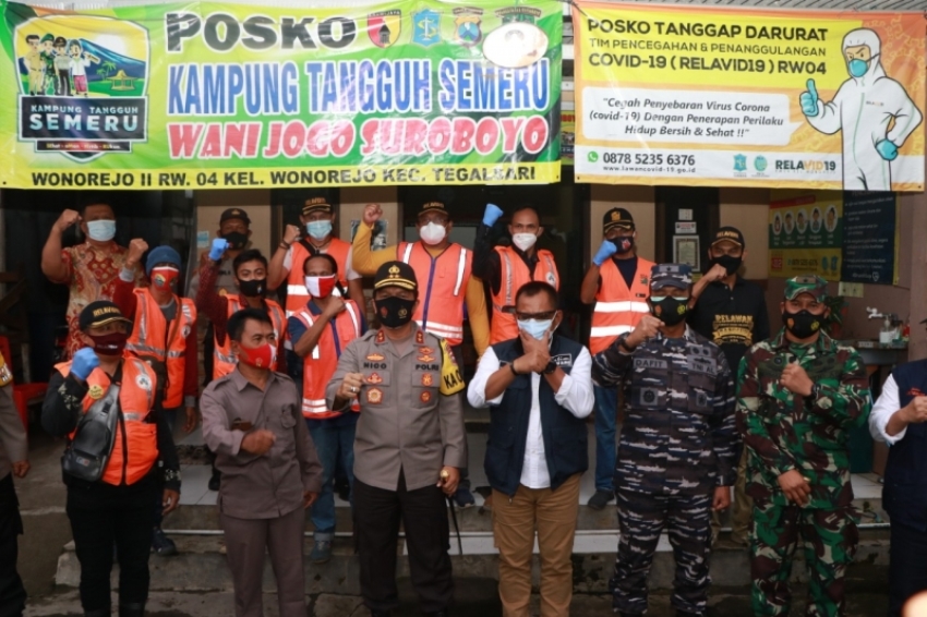  Jelang PSBB, Kapolda Jatim Siapkan Revitalisasi Kampung Tangguh Semeru
