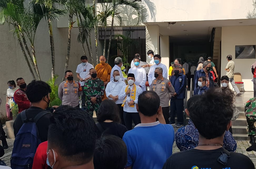  Pencanangan Kampung Tangguh Lintas Agama, GMRI Gelar Vaksinasi untuk Lansia