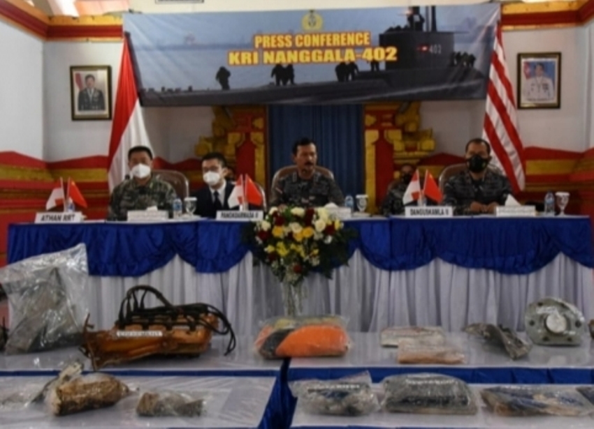 TNI AL Beberkan Hasil Operasi Pengangkatan KRI Nanggala 402