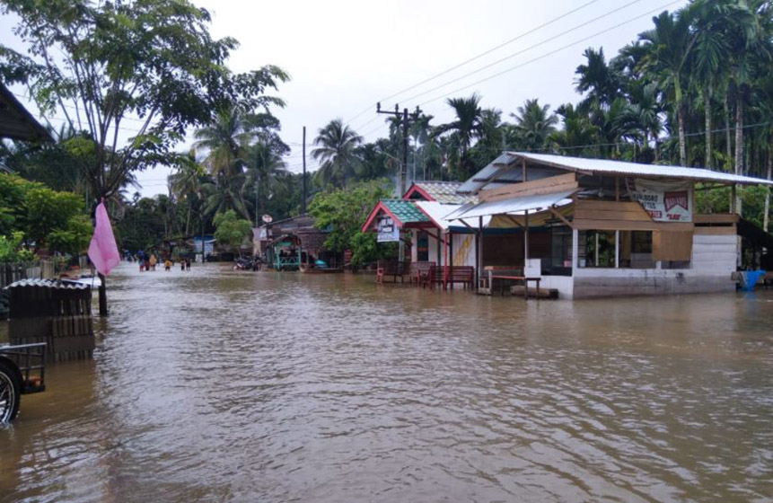  Banjir di Aceh Jaya Meluas, Sebanyak 452 Jiwa Terdampak