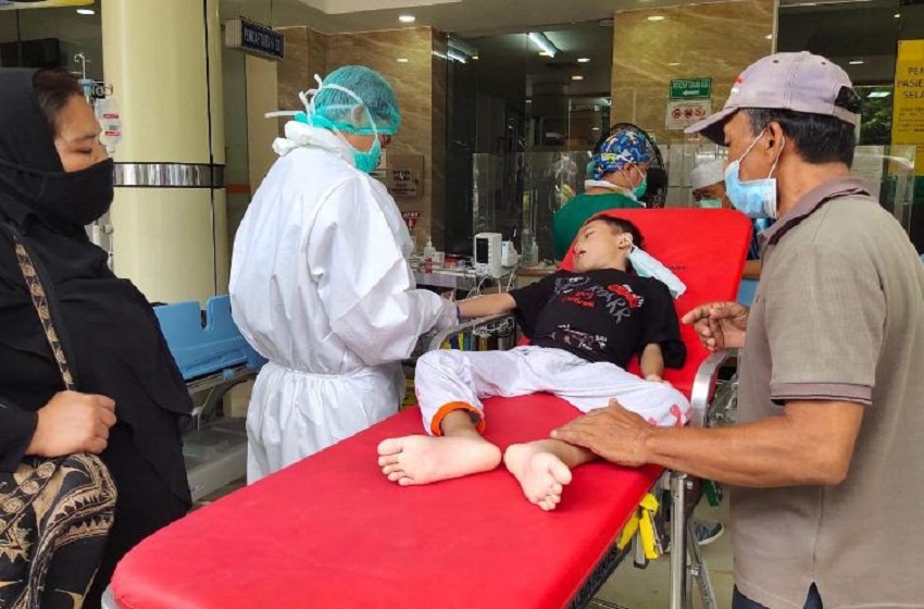  Kemensos Respon Anak Kondisi Suspect Kanker Wajah di Bekasi
