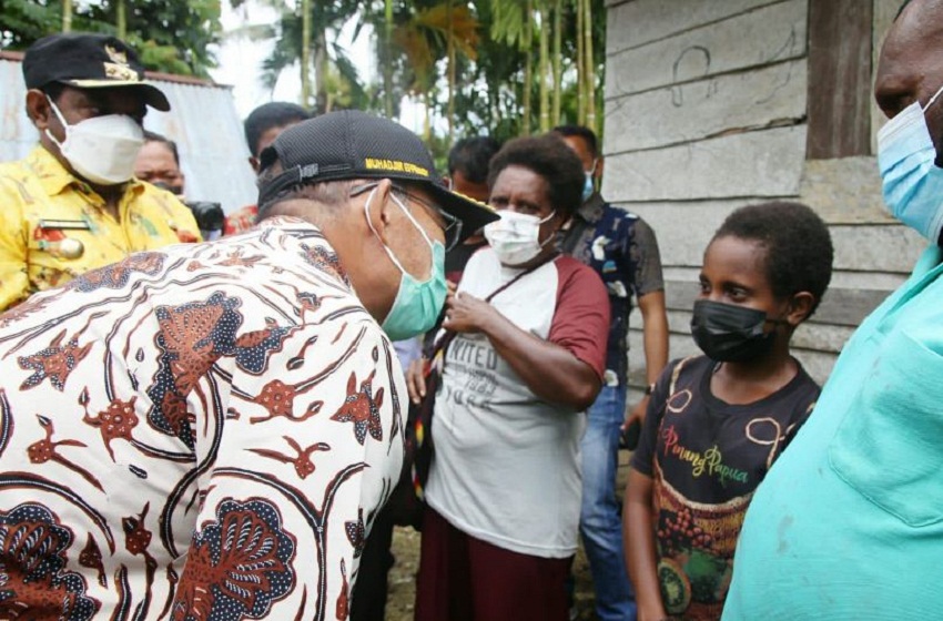  Lancar, Penyaluran  Bansos di Keroom Papua