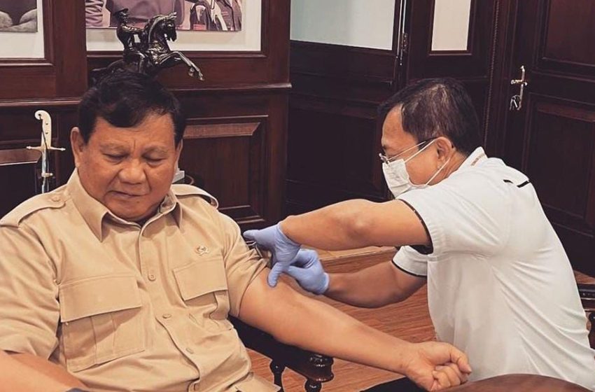  Disuntik Booster Vaksin Nusantara, Menhan Prabowo: Meningkatkan Imun dan Kekebalan Tubuh