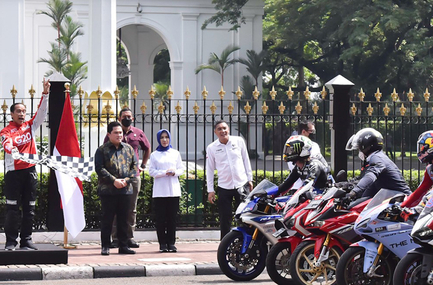  Marc Marquez Dkk Bertemu Jokowi di Istana Merdeka
