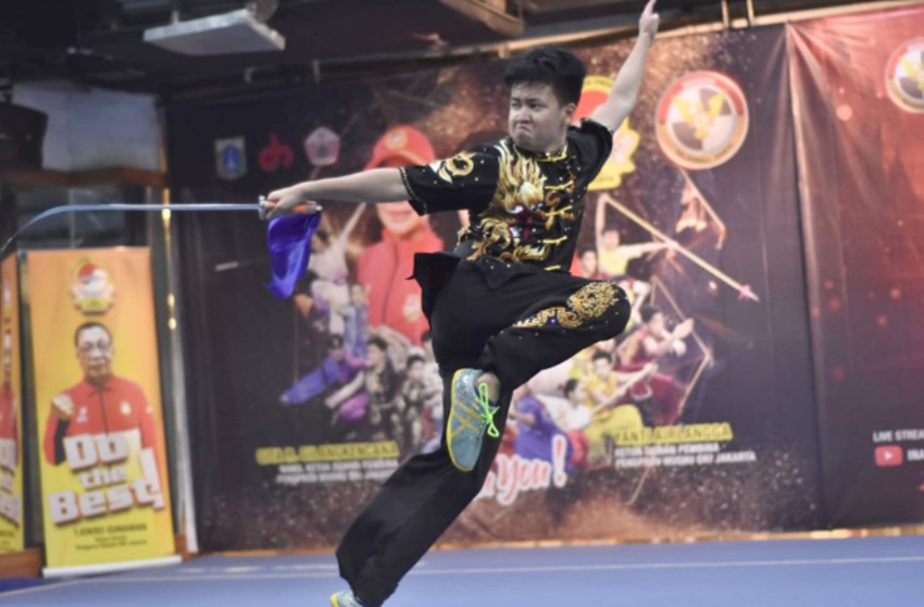 Sirkuit Nasional Wushu Taolu 2022 Stage1: Kenneth Jadi Bintang, Jambi Bikin Kejutan