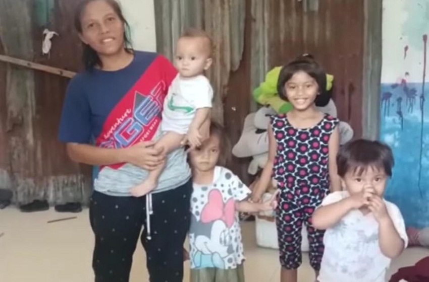  Tempat Tinggal Sementara untuk Ibu Empat Anak yang Hidup Terlantar di Terminal Amplas Medan dari Kemensos