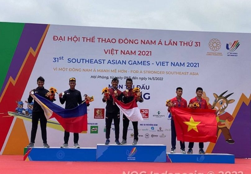  Tim Dayung Indonesia Sabet 2 Emas SEA Games Vietnam