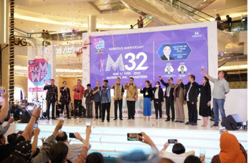  Menutup Gelaran Jakarta Marketing Week 2022 ke-10, MarkPlus Rayakan Hari Jadi ke-32