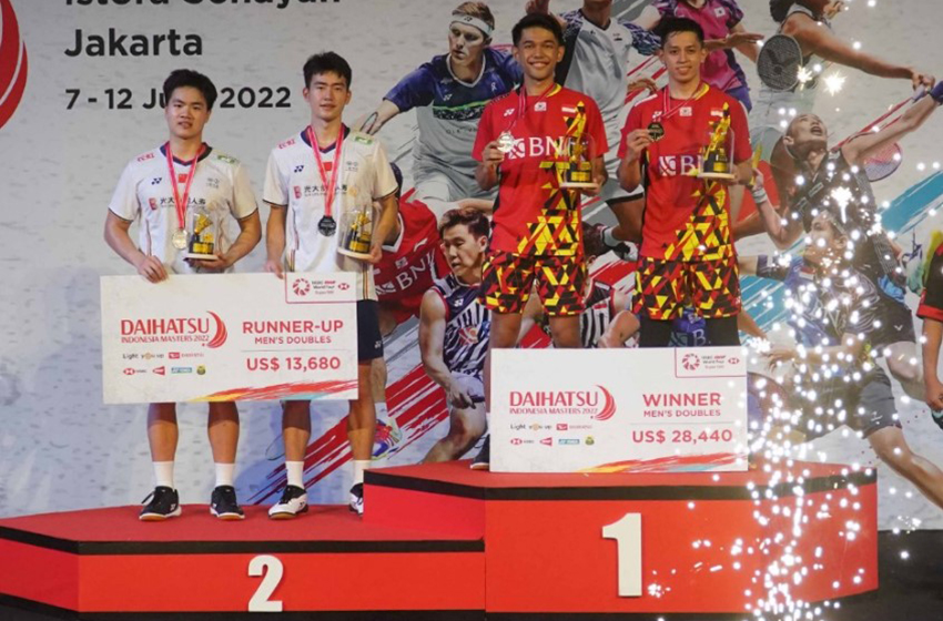  Fajar/Rian Juara Daihatsu Indonesia Masters 2022
