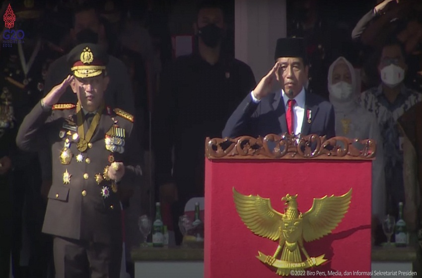  Presiden Jokowi Minta Polri Kawal Tiga Agenda Besar Pemerintah