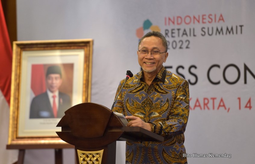  Indonesia Retail Summit 2022, Mendag Zulhas: Ritel Tumbuh, Ekonomi Pulih