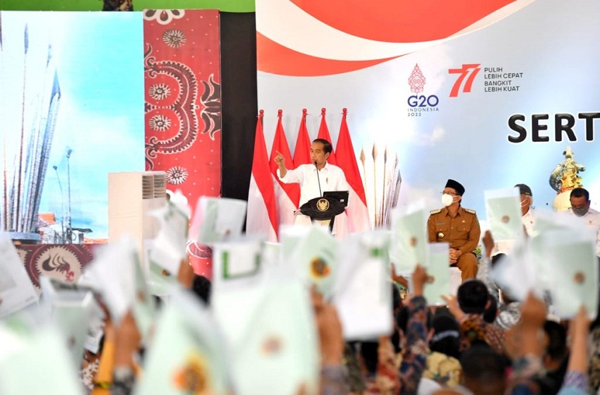  Presiden Jokowi: Kalau Masih Ada Mafia Tanah, Gebuk!