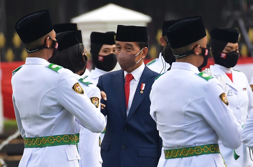  Presiden Jokowi Kukuhkan 68 Anggota Paskibraka Tahun 2022