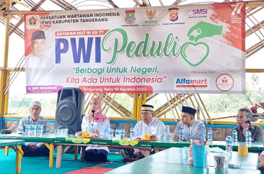  PWI Kabupaten Tangerang Peduli ‘Berbagi untuk Negeri’