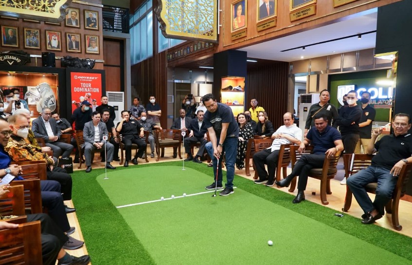  Bamsoet Ajak Semua Pihak Majukan Prestasi Atlet Golf Indonesia