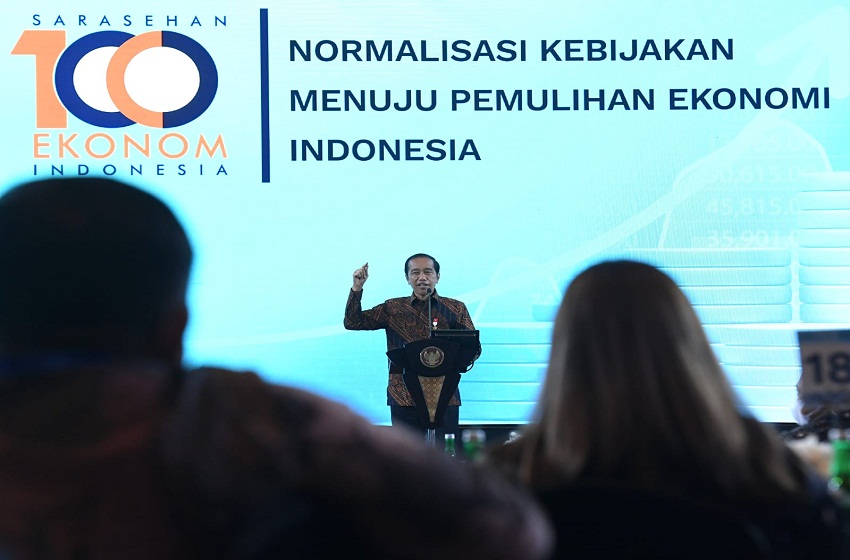  Buka Sarasehan 100 Ekonom Indonesia, Presiden: Perlu Pemikiran ‘Abu Nawas’ Dalam Hadapi Krisis