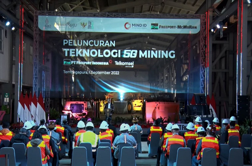  Presiden Jokowi Luncurkan 5G Mining Pertama di Asia Tenggara