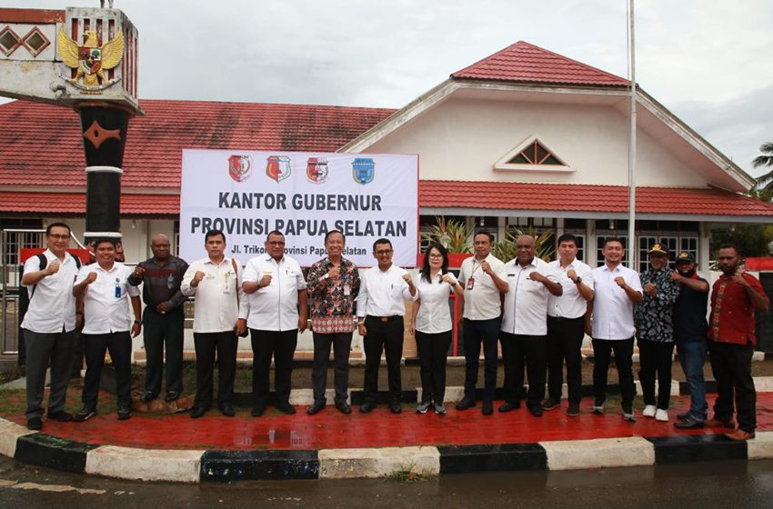  Pemprov Papua dan 4 Pemkab Sepakat Salurkan Dana Hibah untuk Provinsi Papua Selatan