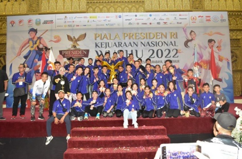  DKI Jakarta Juara Umum Kejurnas Wushu 2022