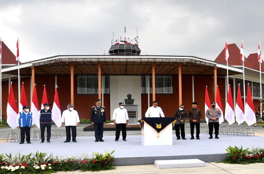  Presiden Jokowi Resmikan Revitalisasi Fasilitas Bandara Halim Perdanakusuma