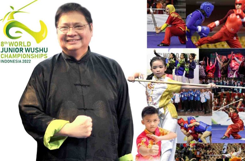  Selangkah Lebih Maju, PB WI Pimpinan Airlangga Hartarto Gelar Kejuaraan Dunia Wushu Junior