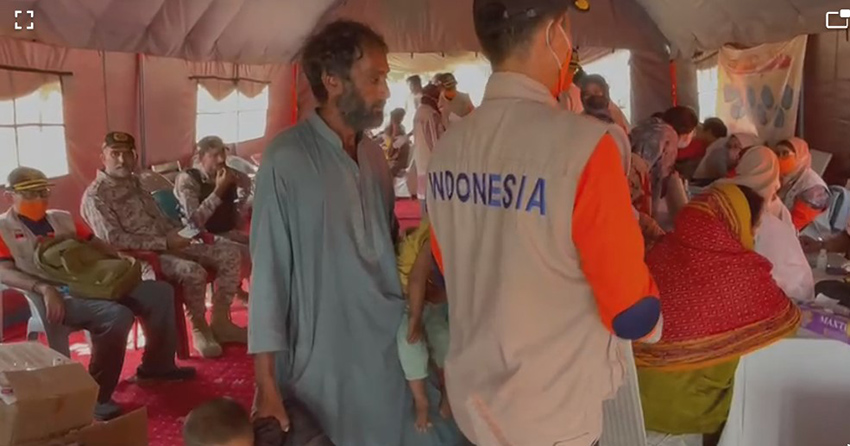  Setelah Mirpur Khas, Tim Medis Indonesia Layani Penyintas di Tent City Bin Qasim
