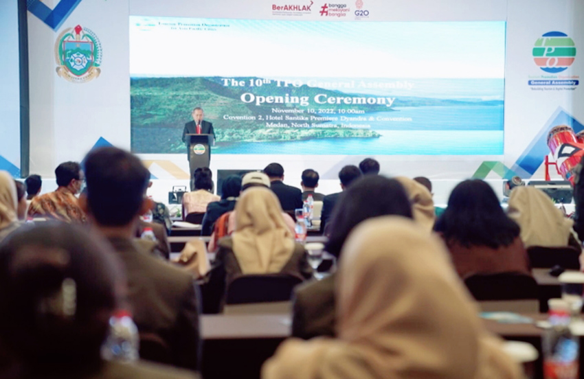  Opening Ceremony Sidang Umum TPO 2022, Bersinergi Bangun Pariwisata Berkelanjutan