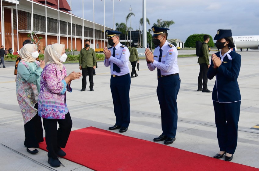  Ibu Iriana dan OASE KIM Kunjungan Kerja ke Provinsi Sumatra Selatan