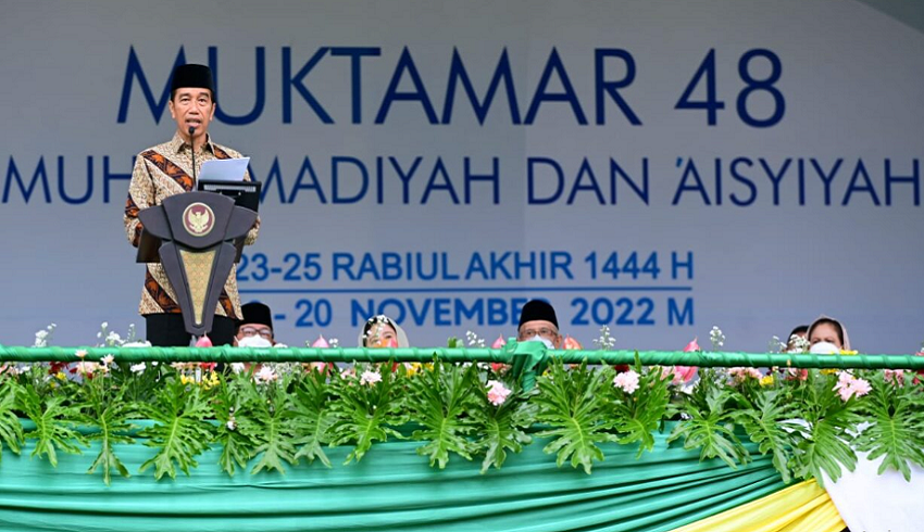  Presiden Apresiasi Kontribusi Muhammadiyah Dorong Peningkatan Kualitas SDM Hadapi Kompetisi Global