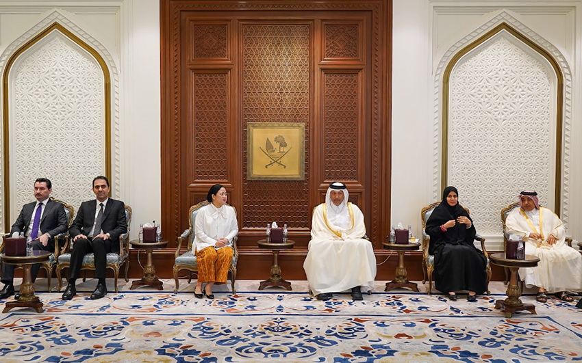  Bertemu Pimpinan Parlemen Qatar, Puan Dorong Peningkatan Investasi di RI
