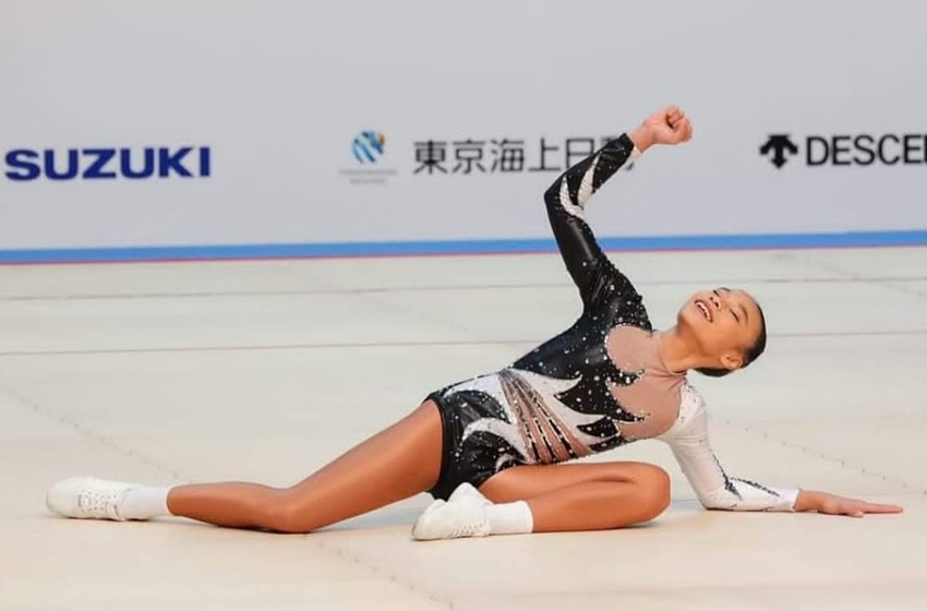  Edelina Daxilia Mengukir Prestasi di Aerobic Gymnastics Suzuki World Cup