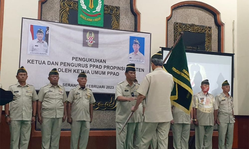 Pekik “Komando” pada Pengukuhan PPAD Banten