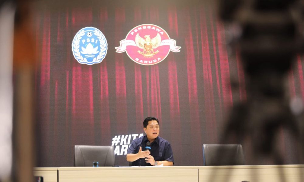 Makin Serius Bersih-Bersih PSSI, Erick Bentuk Dua Satgas