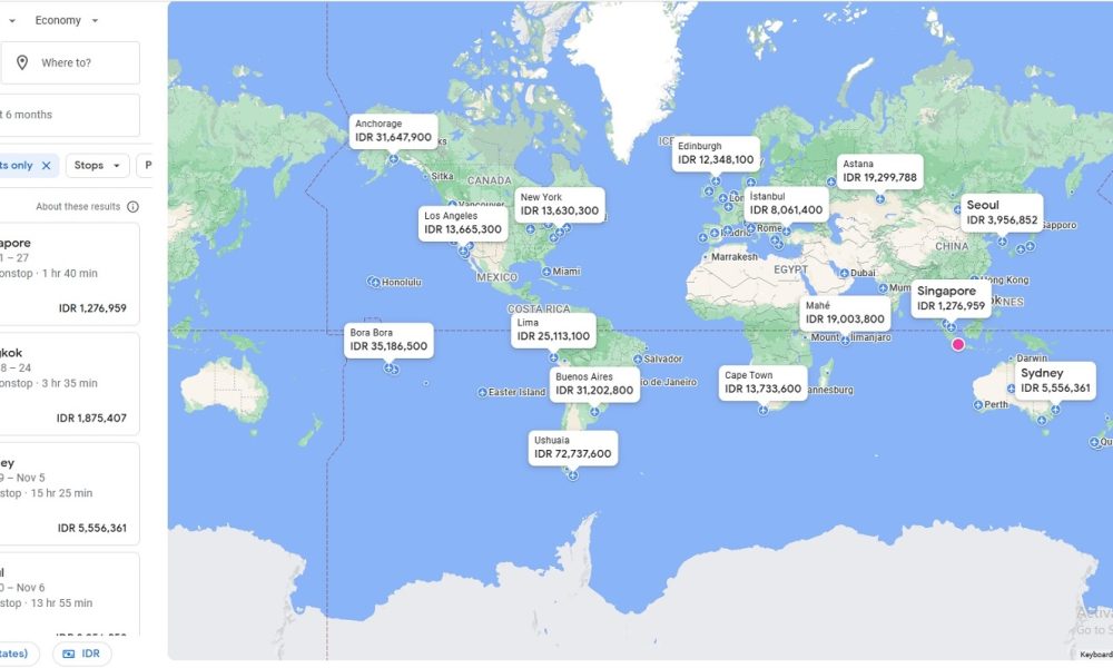 Google Flights Luncurkan Fitur Baru yang Bantu Anda Cari Tahu  Kapan Waktu Termurah untuk Beli Tiket Pesawat