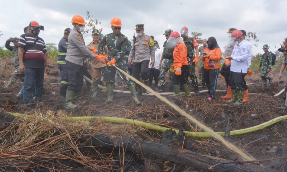 Tinjau Karhutla di Mempawah, Pangdam XII/Tanjungpura Ungkap Sejumlah Kendala