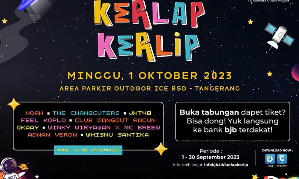 bank bjb Berikan Kemudahan Mendapatkan Tiket VIP Kerlap Kerlip Festival 2023