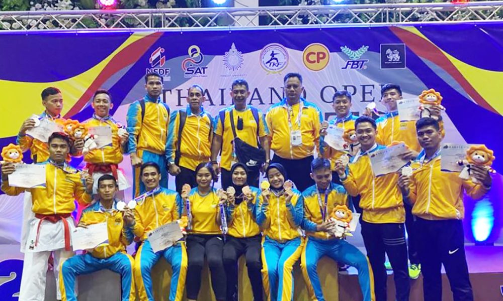 Gemerincing Medali Karate Bhayangkara Presisi di Thailand Open