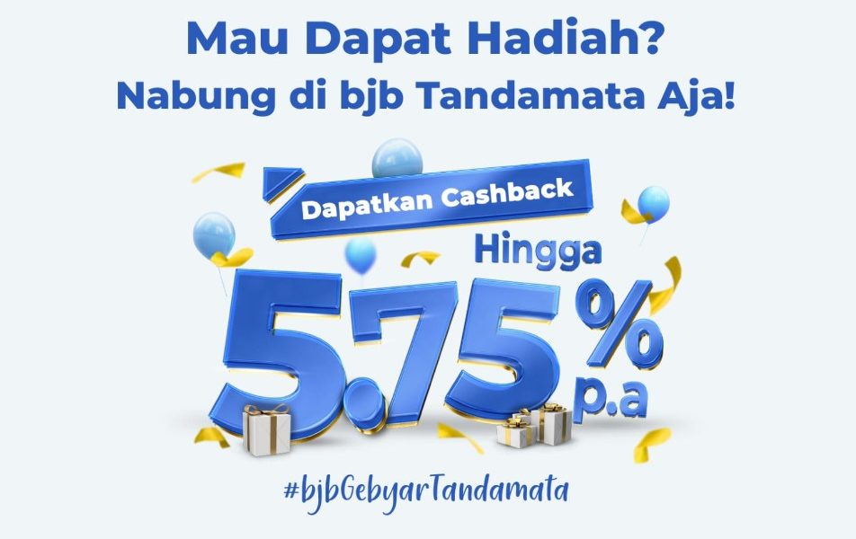 Hanya di bank bjb, Nabung Bisa Bawa Pulang Cashback Menarik