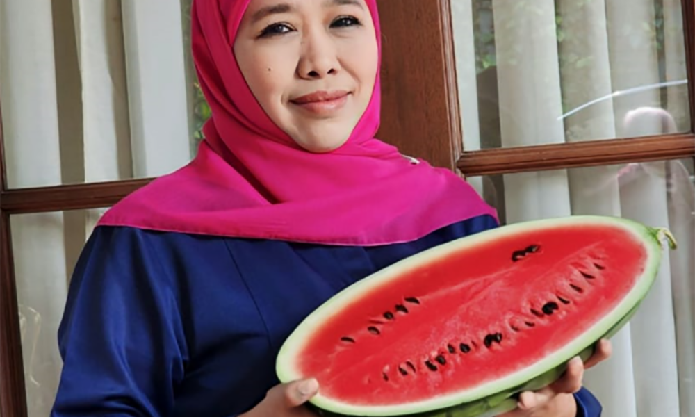 Dukung Perjuangan Rakyat Palestina, Khofifah Ganti Foto Profil Bawa Semangka