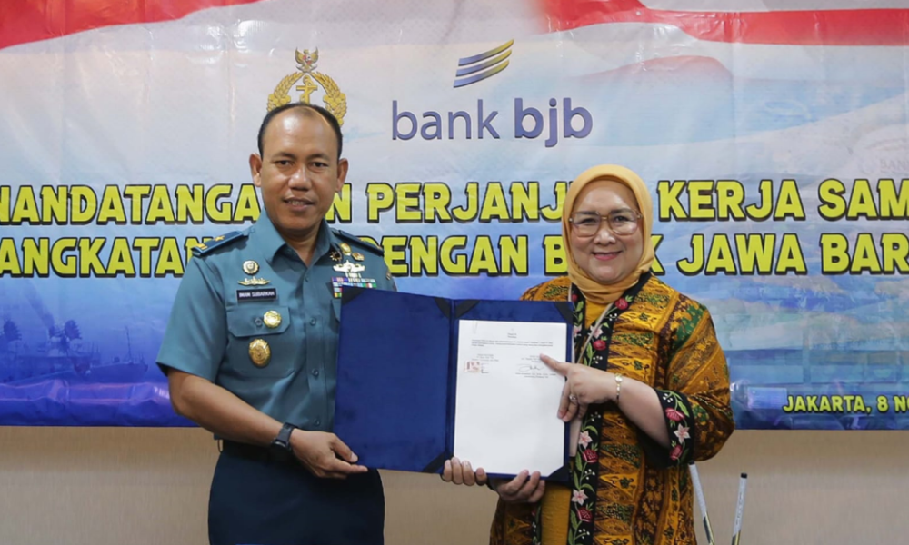 Perkuat Sinergitas, bank bjb Tandatangani PKS dengan TNI AL