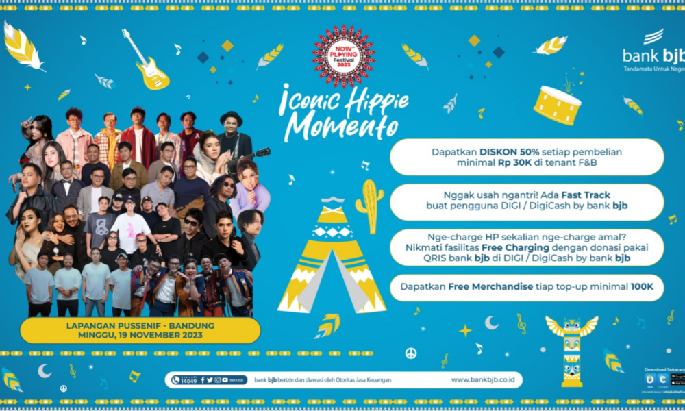 bank bjb Hadirkan Promo Menarik di Konser Now Playing Festival Iconic Momento 2023