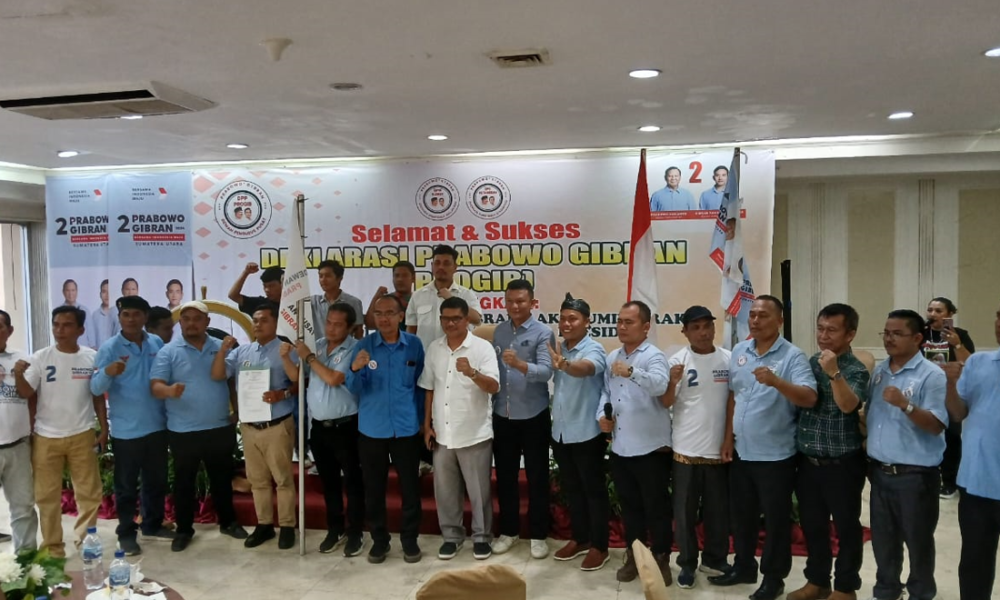 Pimpinan Pusat Progib Deklarasi Mendukung Prabowo-Gibran 