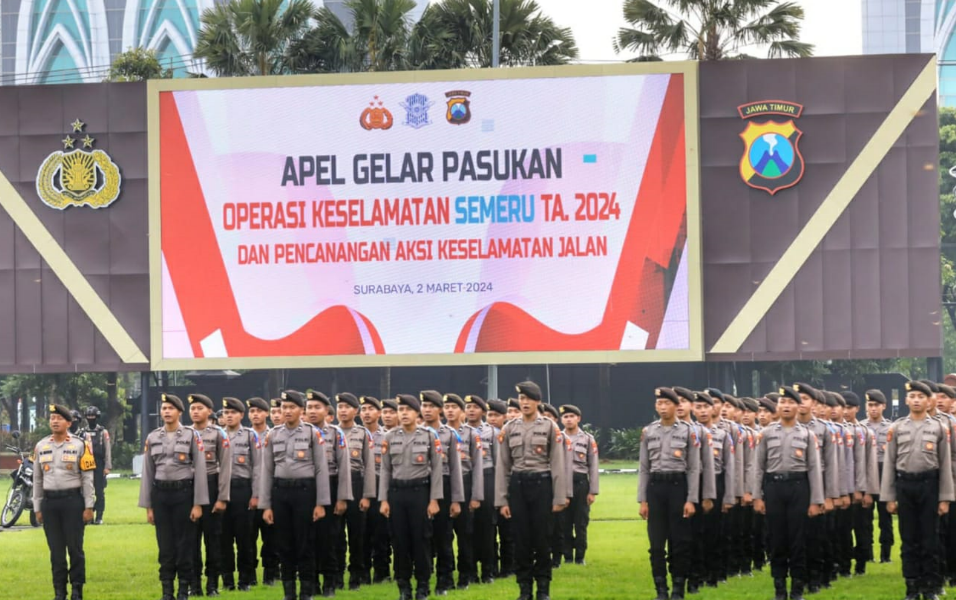 Apel Gelar Pasukan Operasi Keselamatan Semeru Dimulai