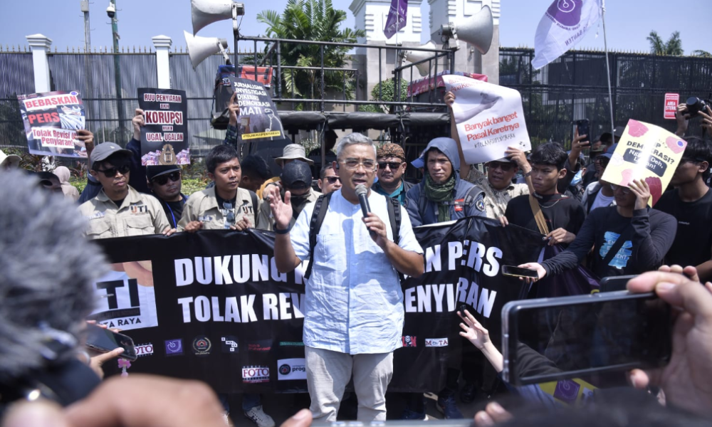 Farhan Apresiasi Aksi Massa Jurnalis Tolak RUU Penyiaran